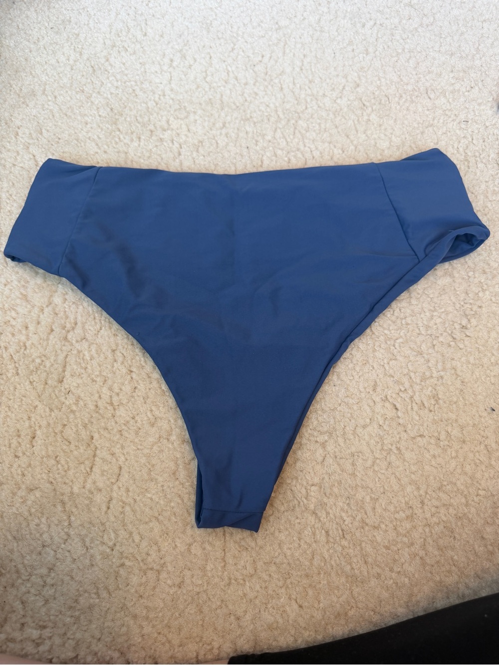 Navy High-Cut Women's Swim Bottom